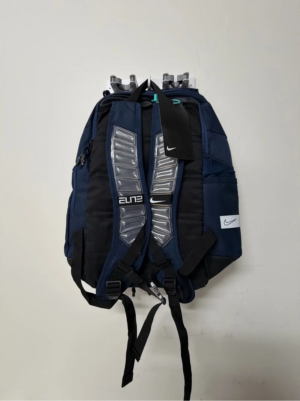 Nike Navy Backpack with Pink Zebra Accent